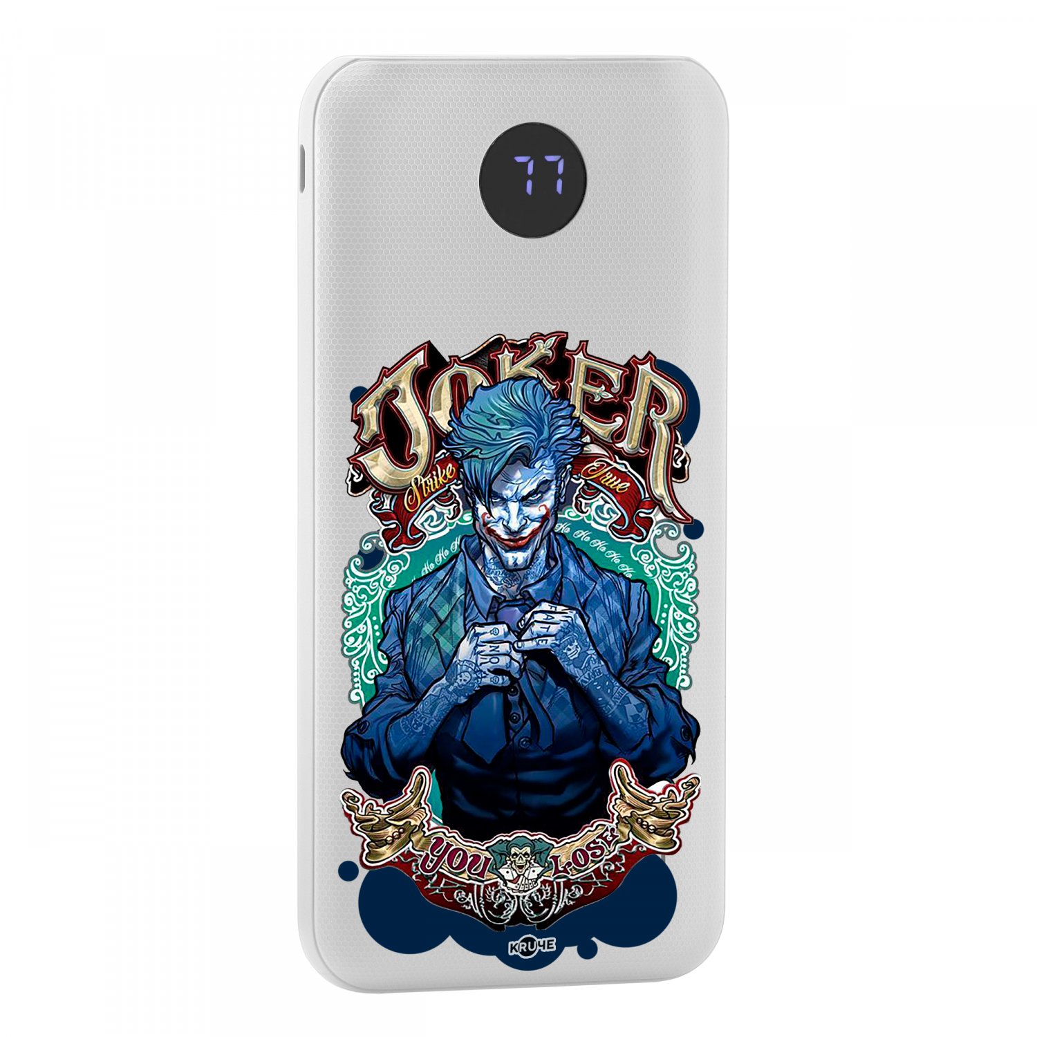 

Внешний аккумулятор / Power Bank 10000 mAh КRUЧЕ Print Джокер, Print