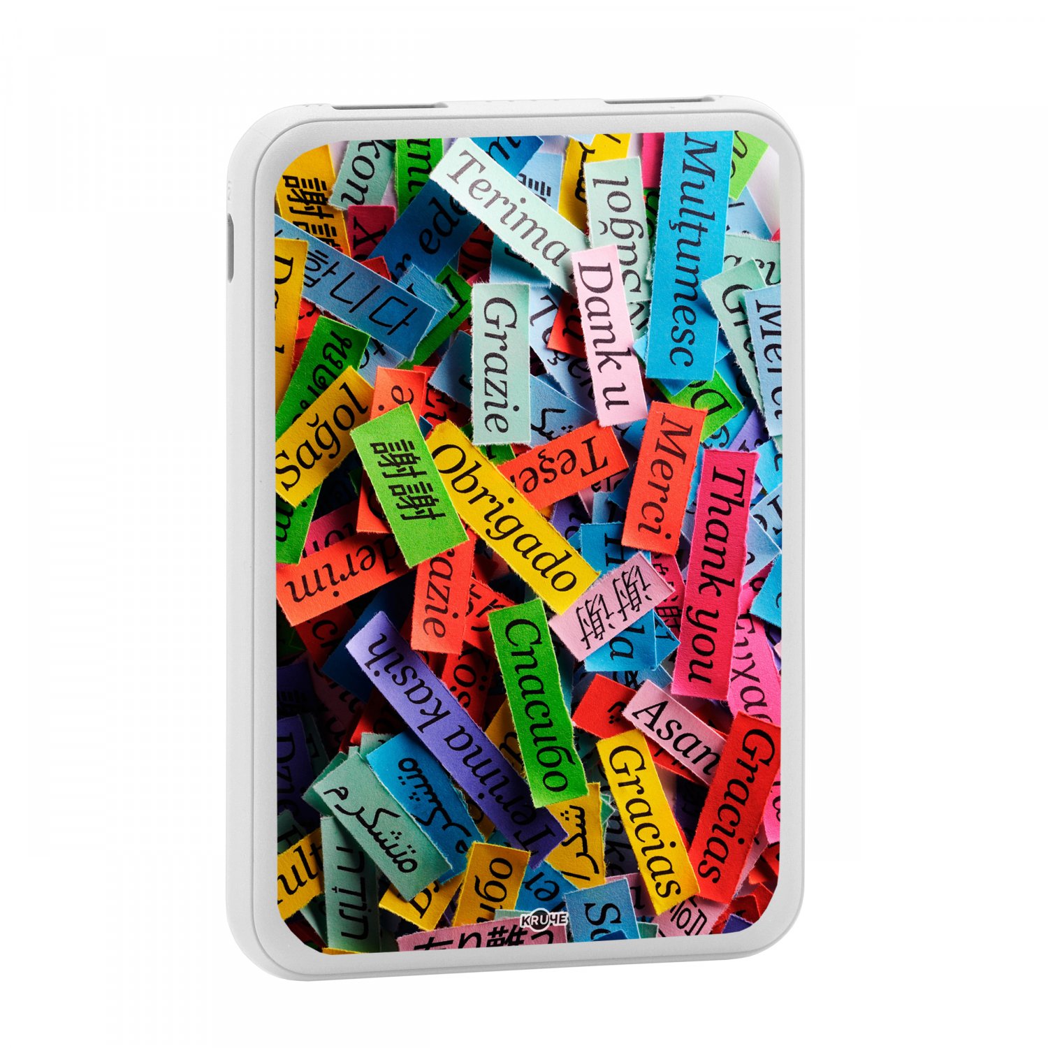 

Внешний аккумулятор / Power Bank 5000 mAh КRUЧЕ Print Thank you, Print