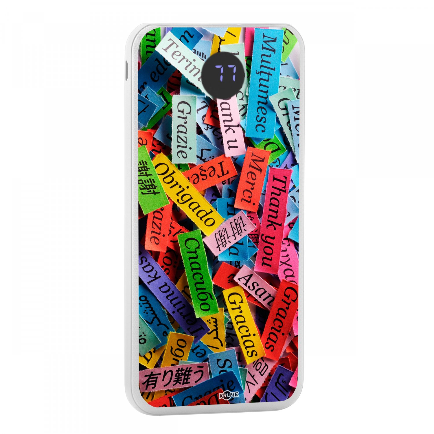 

Внешний аккумулятор / Power Bank 10000 mAh КRUЧЕ Print Thank you, Print