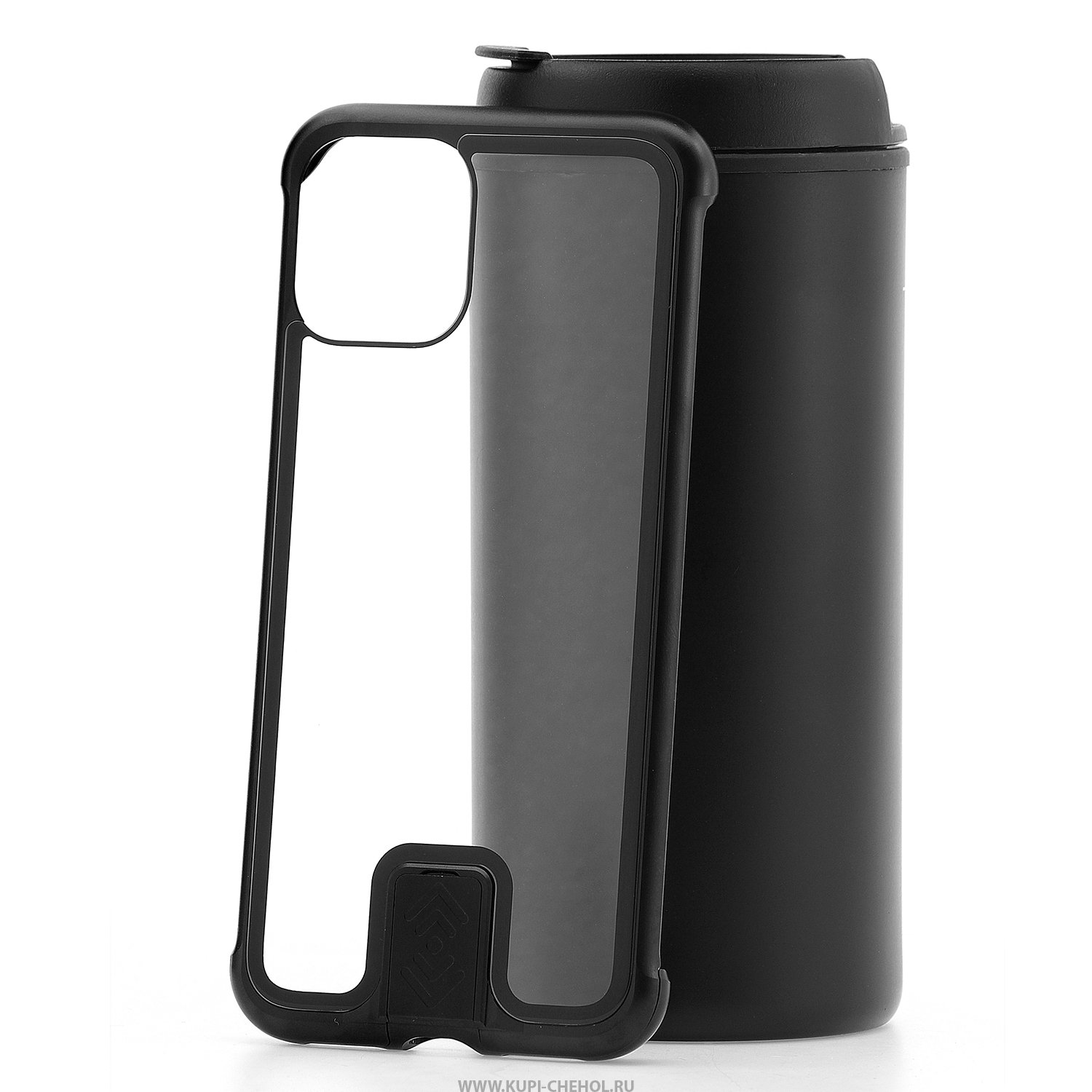 фото Чехол для apple iphone 11 pro push - pull frameless black кruче