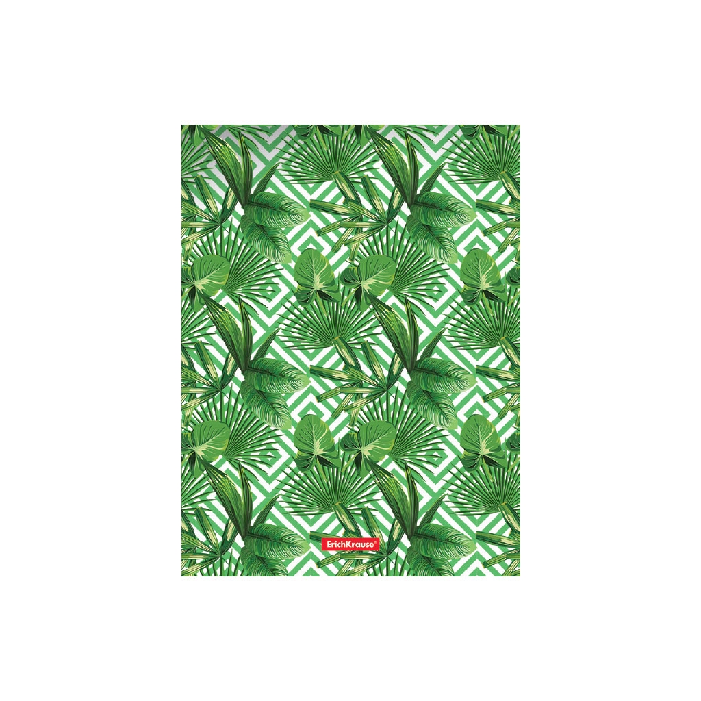 

Папка-скоросшиватель пластиковая с пружинным механизмом ErichKrause Tropical Leaves, A4 (в