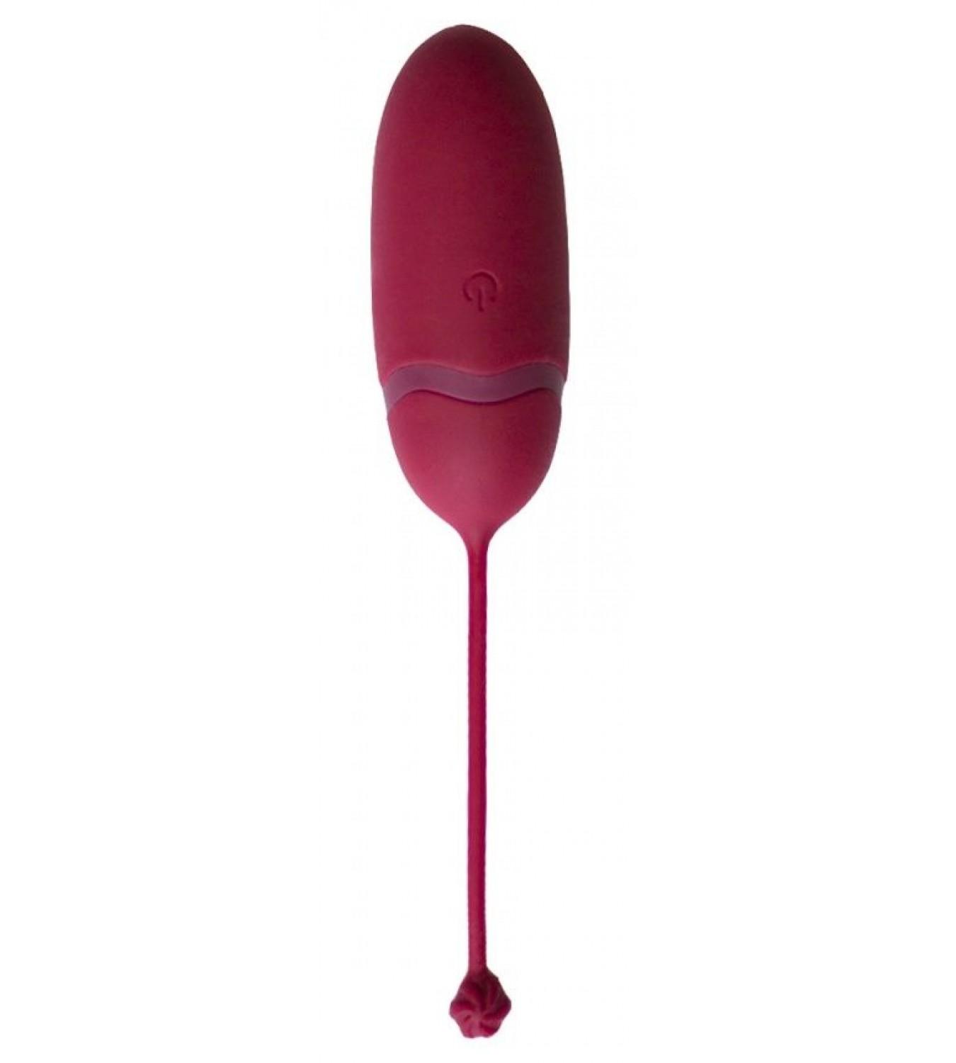 Виброяйцо на пульте управления Lola Toys Love Story Mata Hari, бордовый