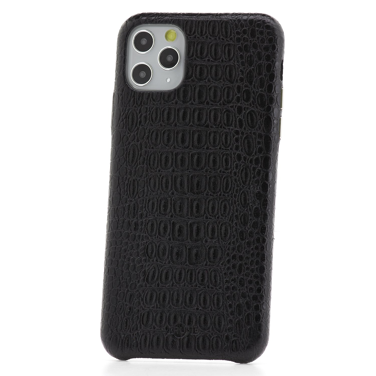 

Чехол для Apple iPhone 11 Pro IXLE18 КRUЧЕ Leather Black Croco, IXLE18 Leather