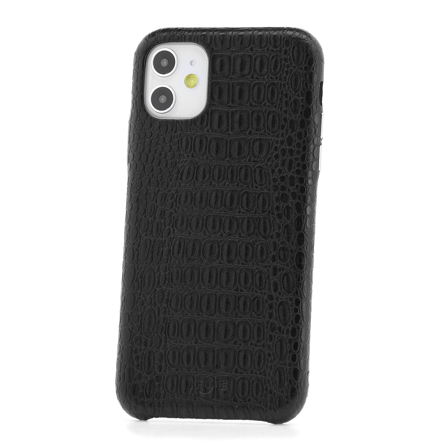 

Чехол для Apple iPhone 11 IXLE18 КRUЧЕ Leather Black Croco, IXLE18 Leather