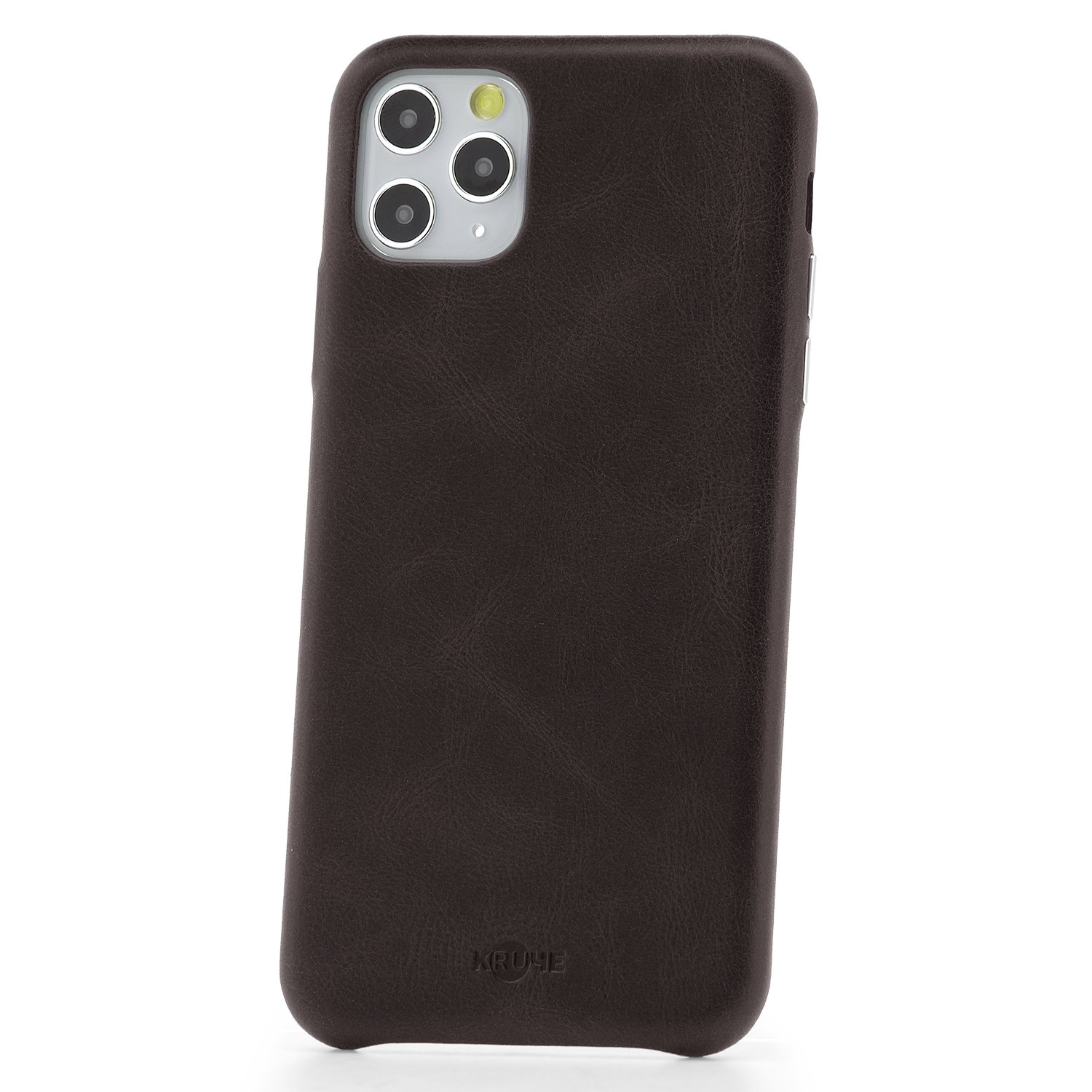 фото Чехол для apple iphone 11 pro ixsmaxl e02 кruче leather dark brown