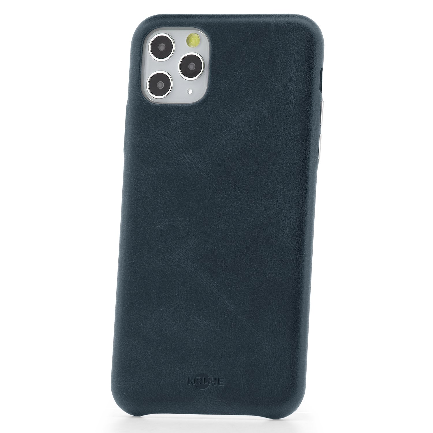 фото Чехол apple iphone 11 pro max kruche ixsmaxl e02 leather dark blue кruче