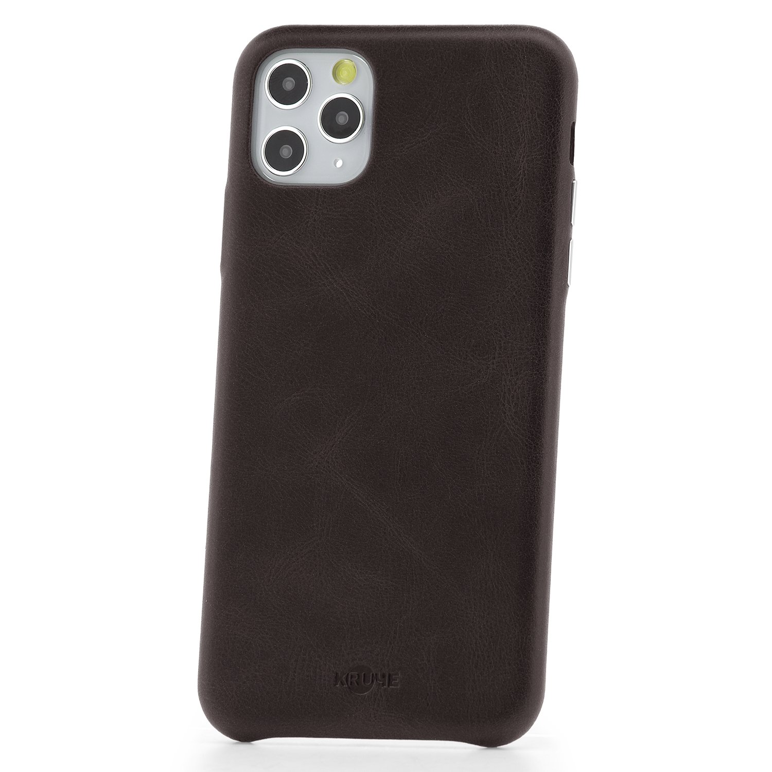 фото Чехол apple iphone 11 pro max kruche ixsmaxl e02 leather dark brown кruче