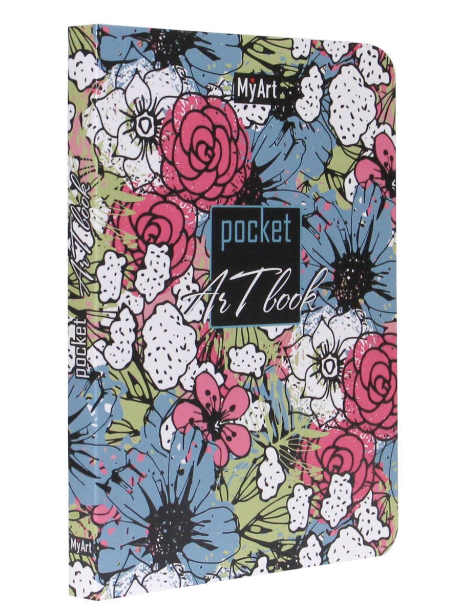 фото Скетчбук myart pocket artbook цветы пп-00183485