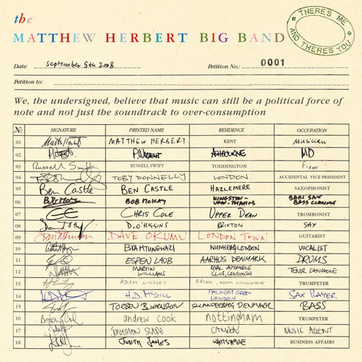 

The Matthew Herbert Big Band: There's Me And There's You (1 CD)