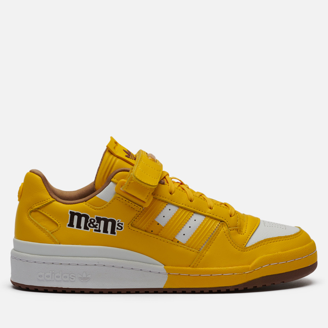 фото Кроссовки мужские adidas originals x m&m's forum 84 low желтые 44 eu