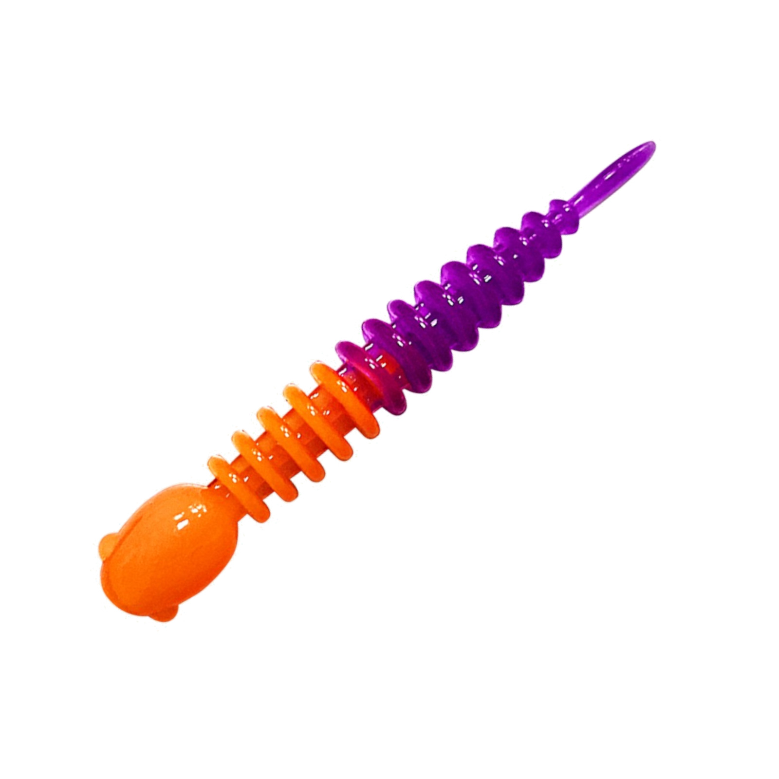 

Силиконовая приманка SANSAN trout lure в банке golovastik 50 сыр col 25 orange-purple,12ш, Разноцветный, GOLOVASTIK 50