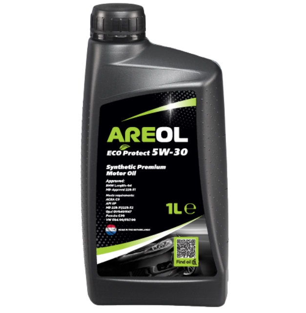 

Моторное масло Areol Eco Protect C2 синтетическое 5W30 1л