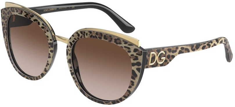 

Солнцезащитные очки женские DOLCE&GABBANA 0DG4383 / 54 316313, коричневый, 0DG4383 / 54 316313