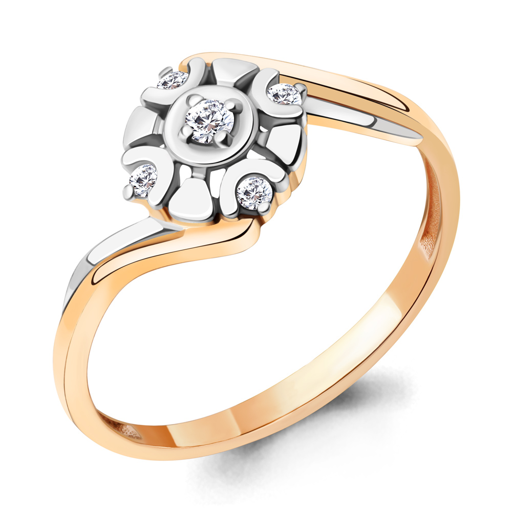 

Кольцо из красного золота с бриллиантом Aquamarine Aquamarine 964023Ак_585_кз р, 964023Ак_585_кз