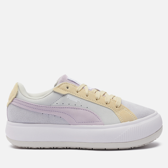 фото Кеды женские puma suede mayu raw серые 40 eu