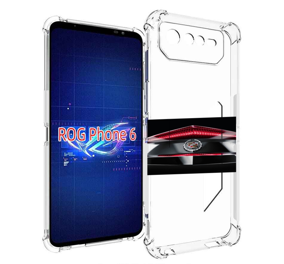 

Чехол MyPads cadillac 3 мужской для Asus ROG Phone 6, Прозрачный, Tocco