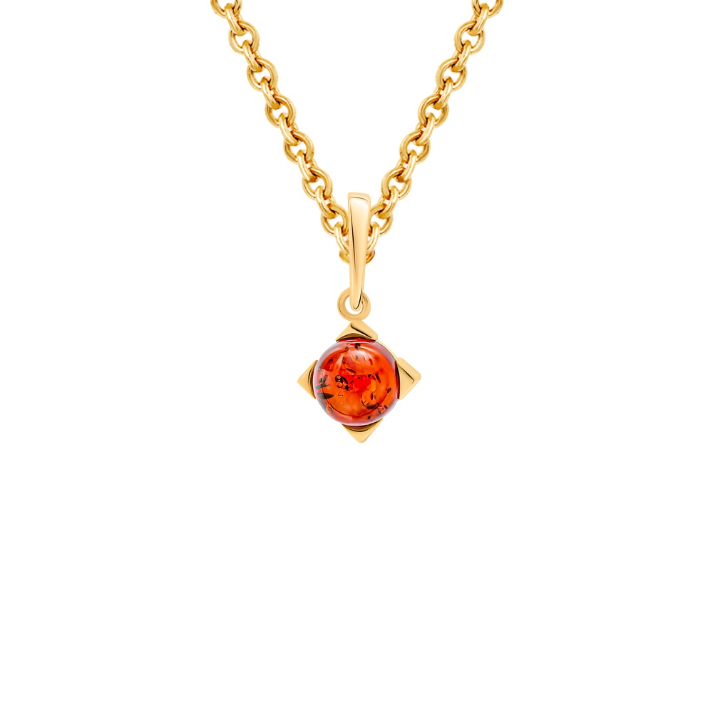 

Кулон из серебра с янтарем 585Gold 703006152, 703006152