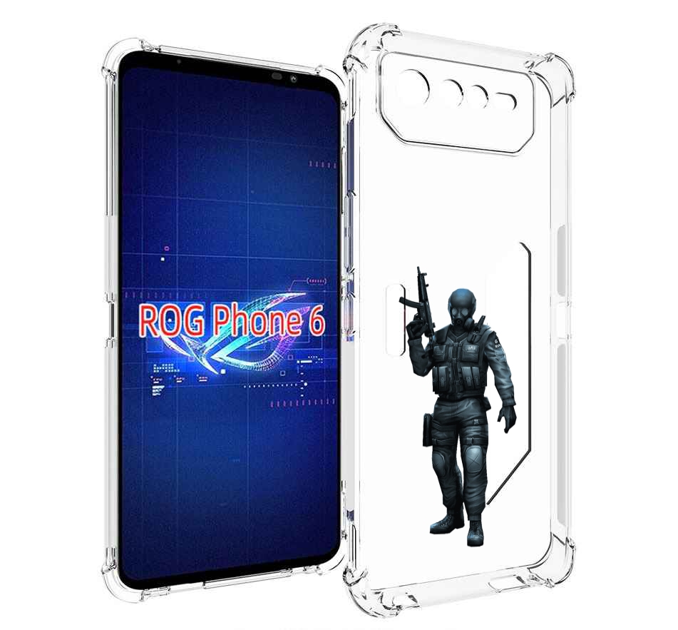 

Чехол MyPads crossfire для Asus ROG Phone 6, Прозрачный, Tocco