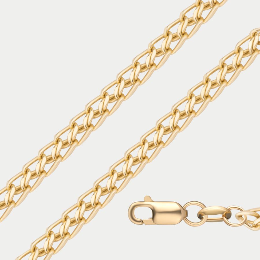 

Цепочка из золота 50 см GOLD CENTER НЦ 15-320ПГ 0.70, Золотистый, НЦ 15-320ПГ 0.70