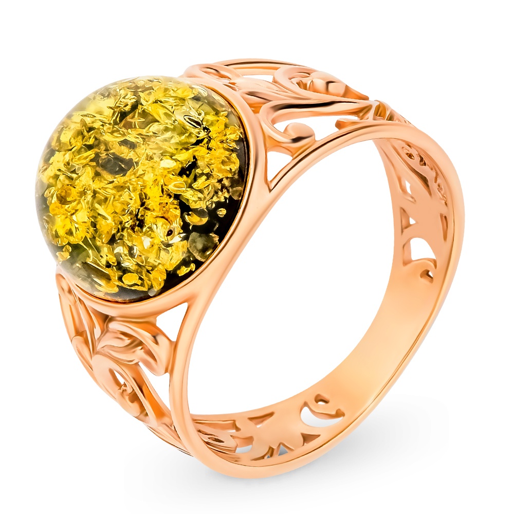 

Кольцо из серебра с янтарем р. , 585Gold 701010143, 701010143