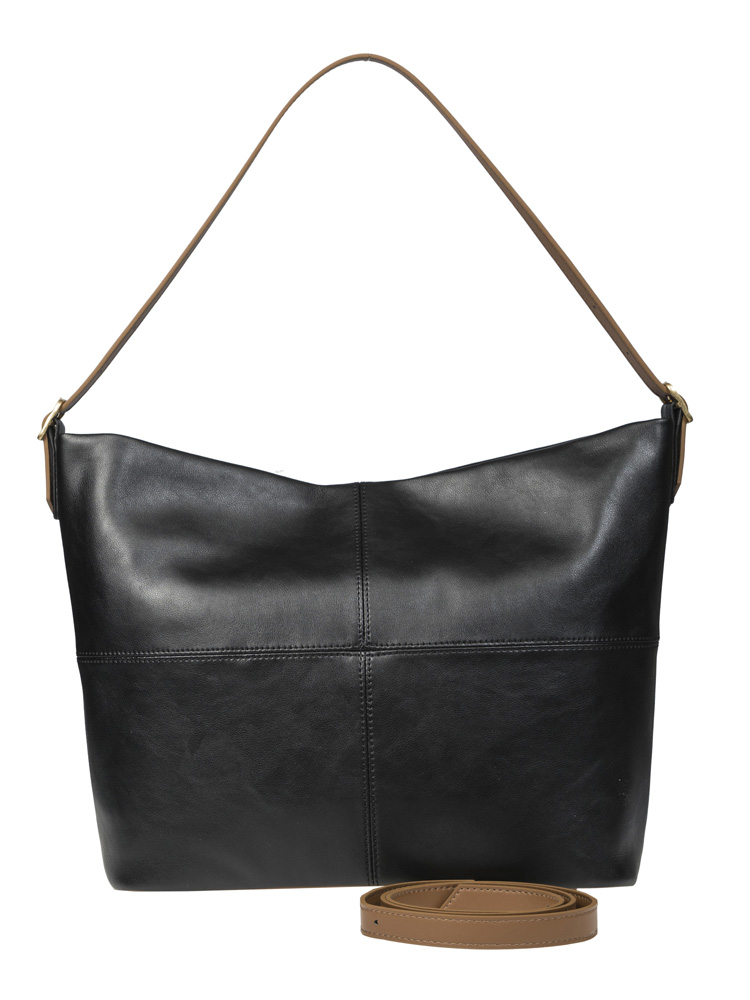 Сумка женская Vera Victoria Vito 48-206-1 черная, сумка, черный, натуральная кожа  - купить