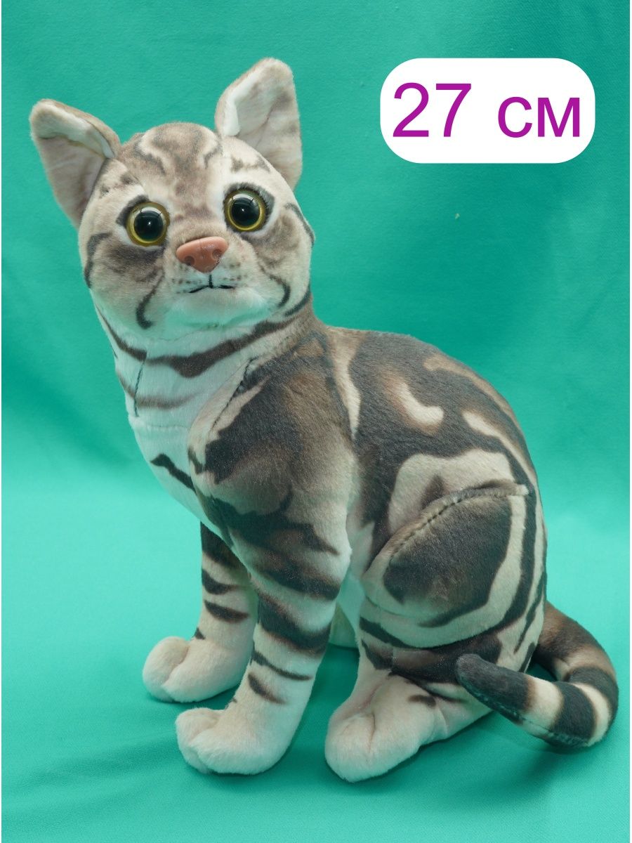 

Мягкая игрушка АКИМБО КИТ Кот 27 см, Фиолетовый, Коты