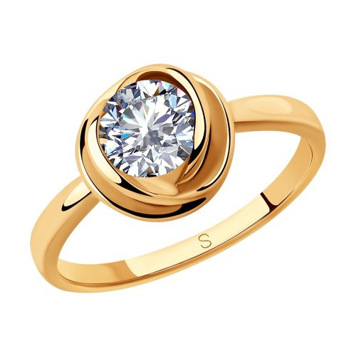 

Кольцо из серебра с фианитом р.  585Gold 701010857, 701010857