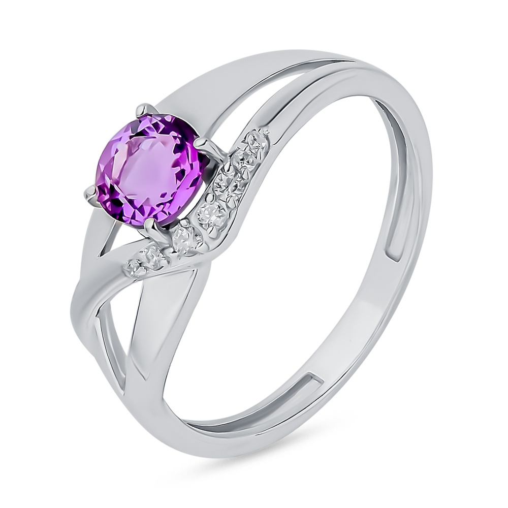 

Кольцо из серебра с аметистом р.  585Gold 701011235, 701011235