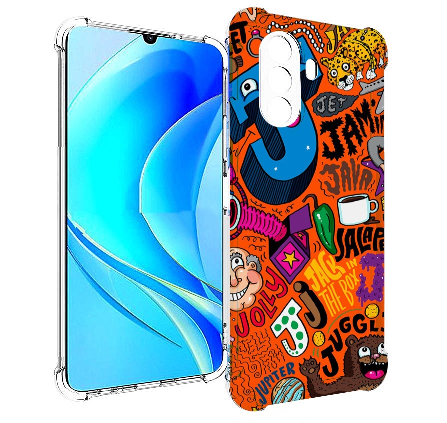 

Чехол MyPads funky-decor для Huawei Nova Y70 / Nova Y70 Plus (MGA-LX9N) / Huawei Enjoy 50, Прозрачный, Tocco