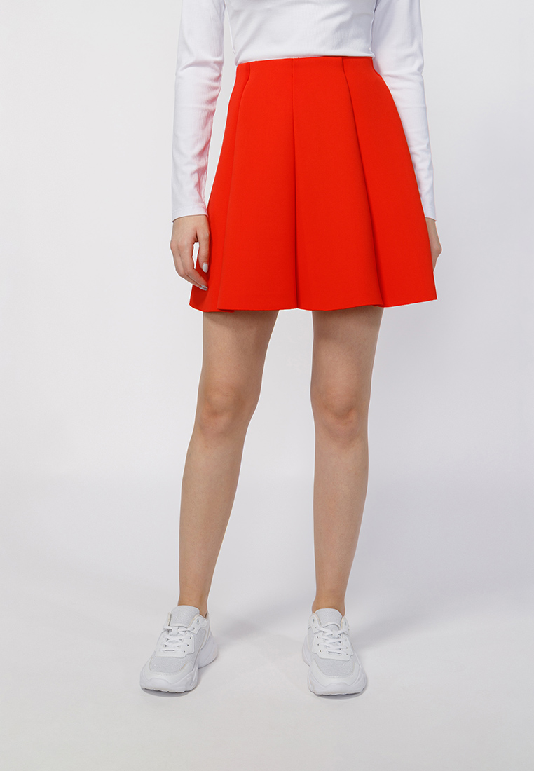 

Юбка женская Modis M201W00116 красная 38/ 40, M201W00116