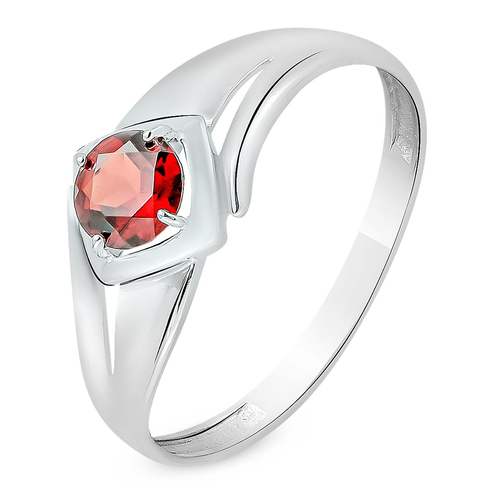 

Кольцо из серебра с гранатом/фианитом р. , 585Gold 701011092, 701011092
