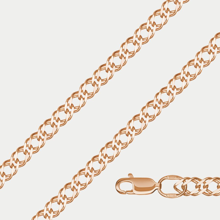 

Цепочка из золота 50 см GOLD CENTER НЦ 12-076ПГ 0.70, Золотистый, НЦ 12-076ПГ 0.70