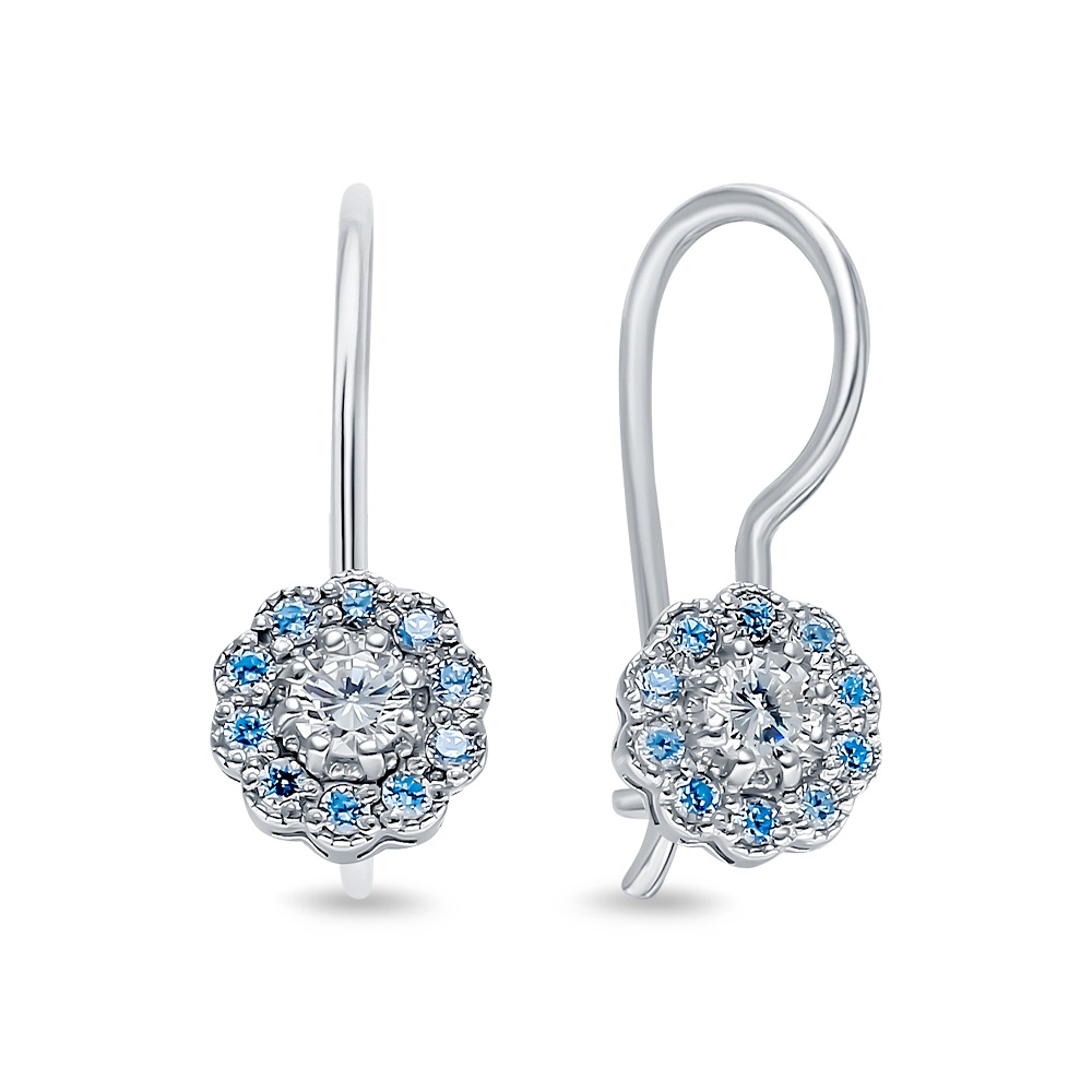 

Серьги из серебра с фианитом 585Gold 902000743, 902000743