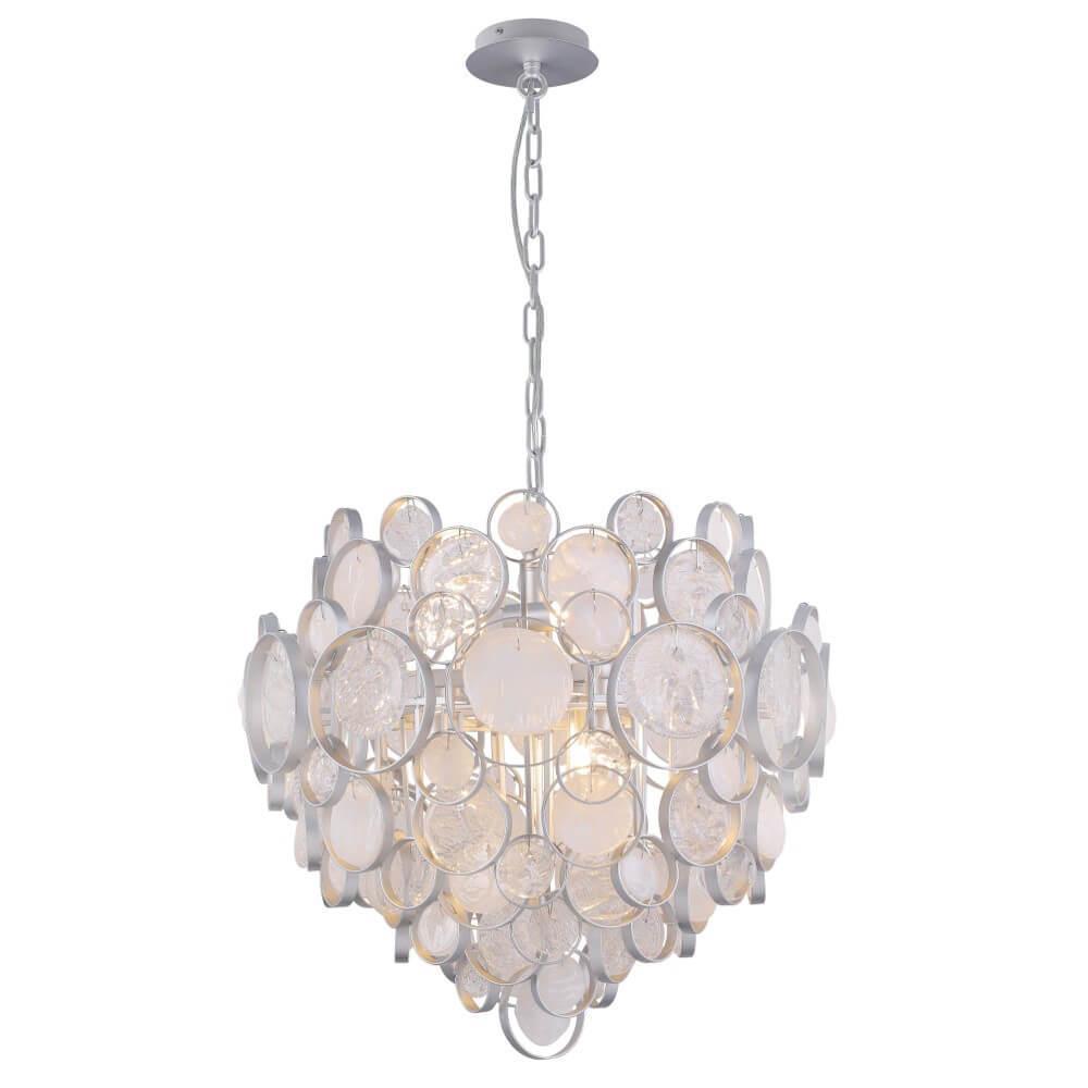 фото Подвесной светильник crystal lux deseo sp6 d460 silver