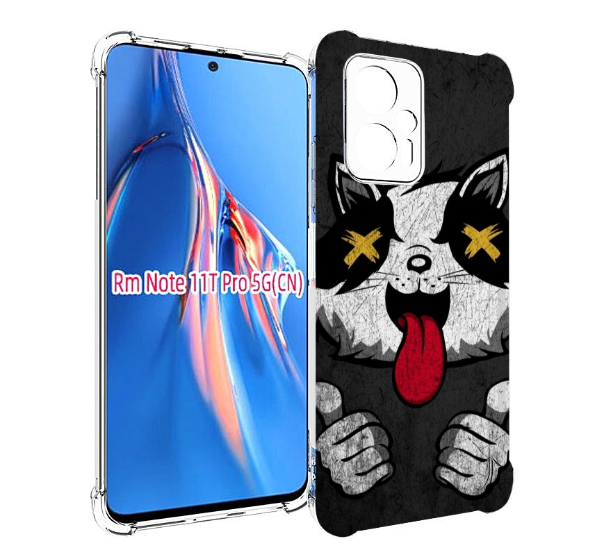 

Чехол MyPads классный зверек для Xiaomi Redmi Note 11T Pro / 11T Pro Plus / Poco X4 GT ..., Прозрачный, Tocco