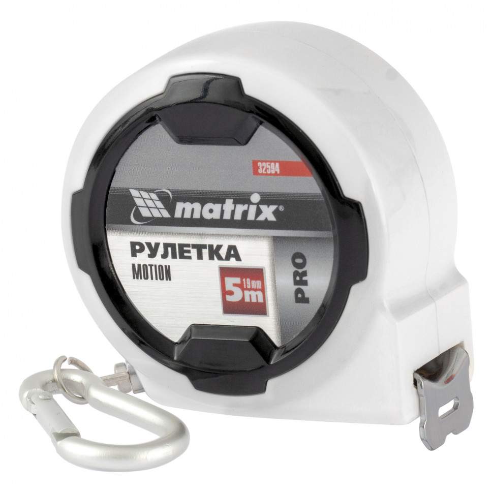 

Рулетка MATRIX Motion PRO 5мx19мм 32594