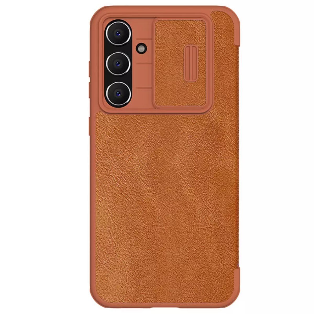 

Кожаный чехол-книжка Nillkin Leather Qin Pro для Samsung Galaxy S23 FE, коричневый, Leather Qin Pro