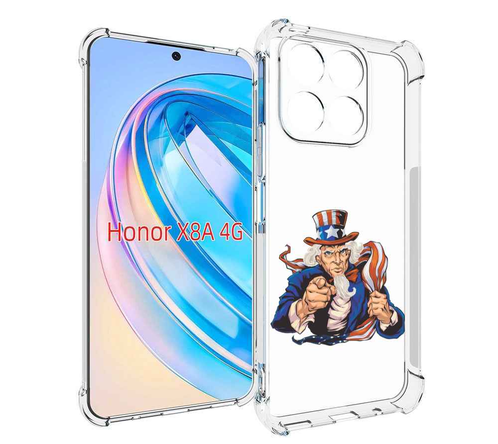 

Чехол MyPads Американский-дед для Honor X8a, Tocco