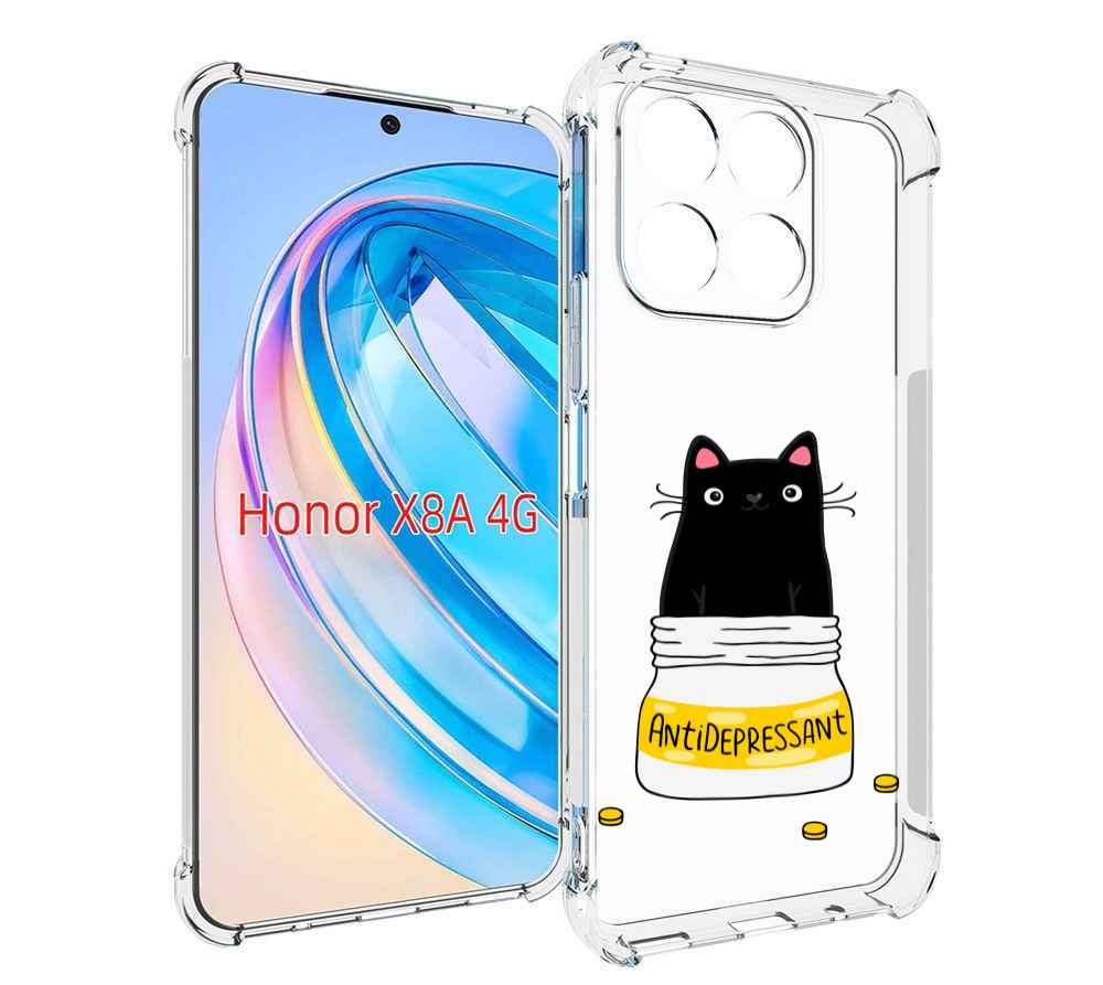 

Чехол MyPads Антидеприсан для Honor X8a, Tocco