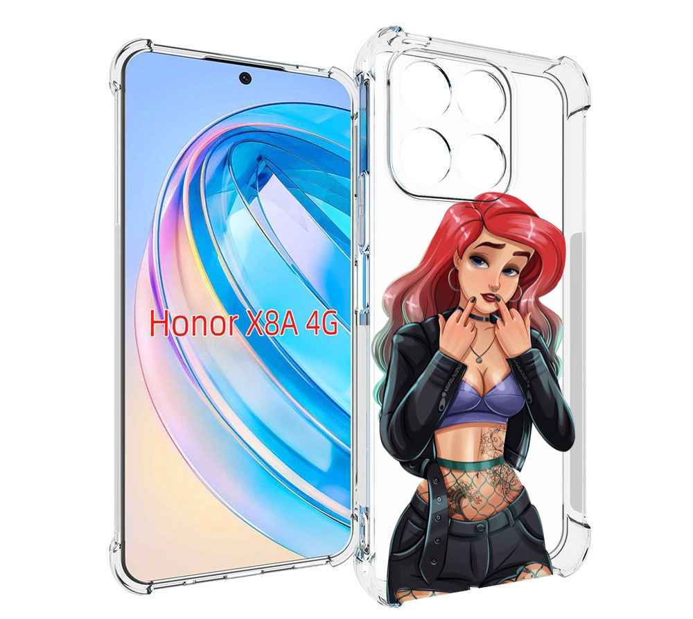 

Чехол MyPads Ариэль-русалочка-готика для Honor X8a, Tocco