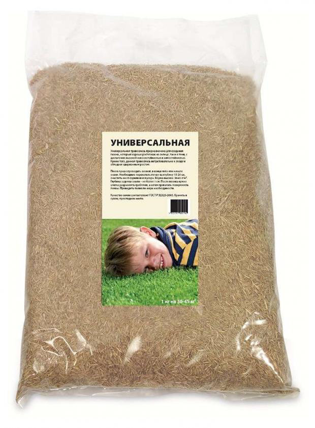 фото Семена газонных трав и сидератов dlf смесь газонных трав универсальная 1 кг