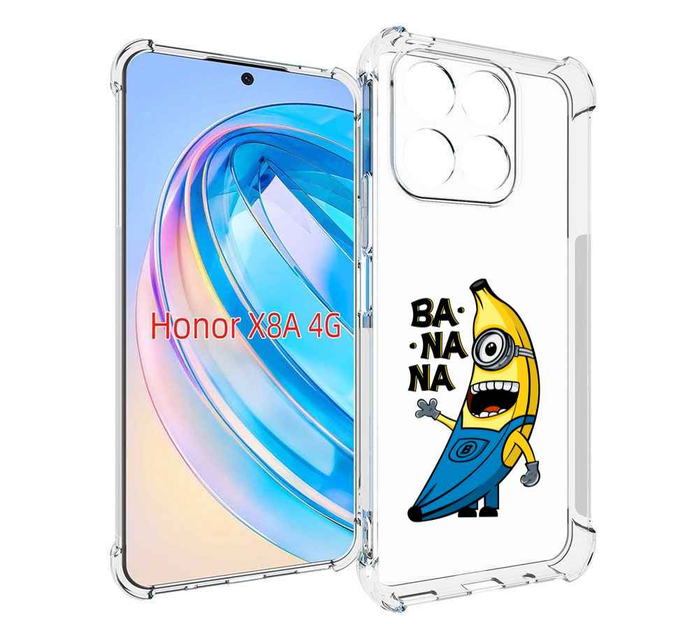 

Чехол MyPads Банана-миньон для Honor X8a, Tocco