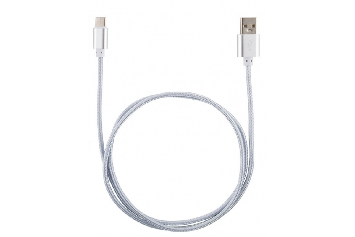 фото Кабель energy et-01 usb/type-c, цвет - серебро nrg