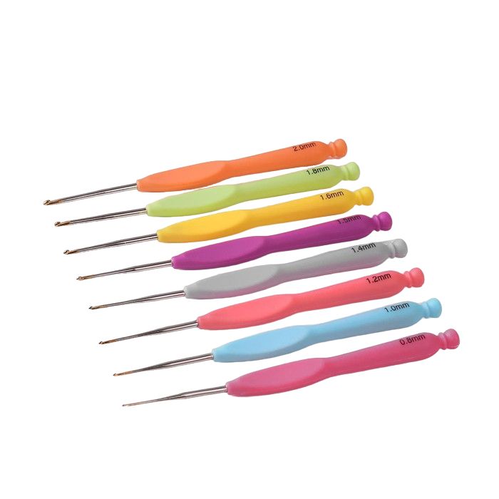 

Арт Узор с пластиковой ручкой, d 0,8-2 мм, 8 шт, Разноцветный