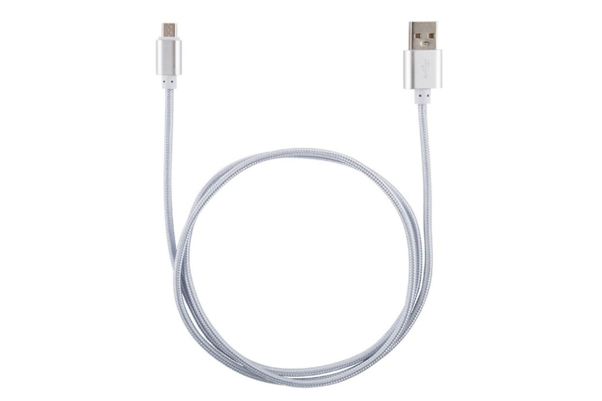 фото Кабель energy et-01 usb/microusb, цвет - серебро nrg