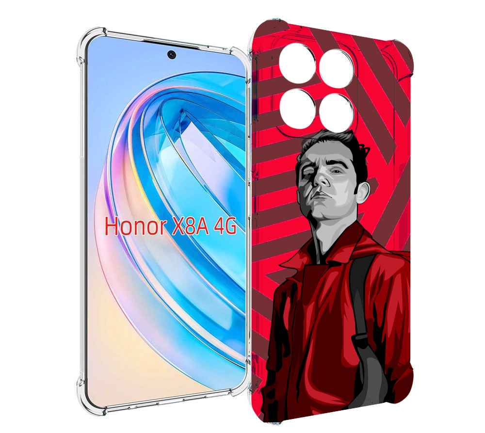 

Чехол MyPads Берлин-бумажный-дом для Honor X8a, Tocco