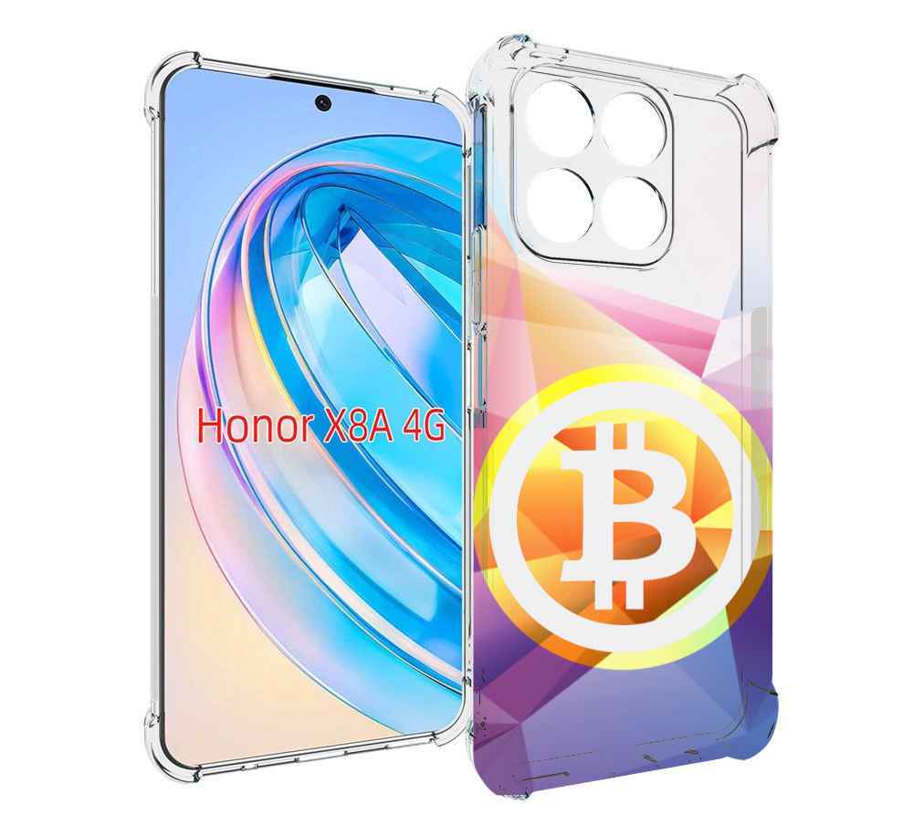 

Чехол MyPads Биткоин для Honor X8a, Tocco