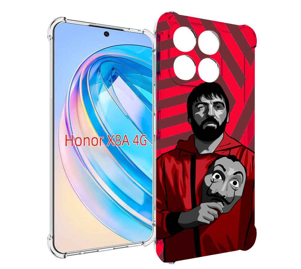 

Чехол MyPads Богата-Бумажный-дом для Honor X8a, Tocco