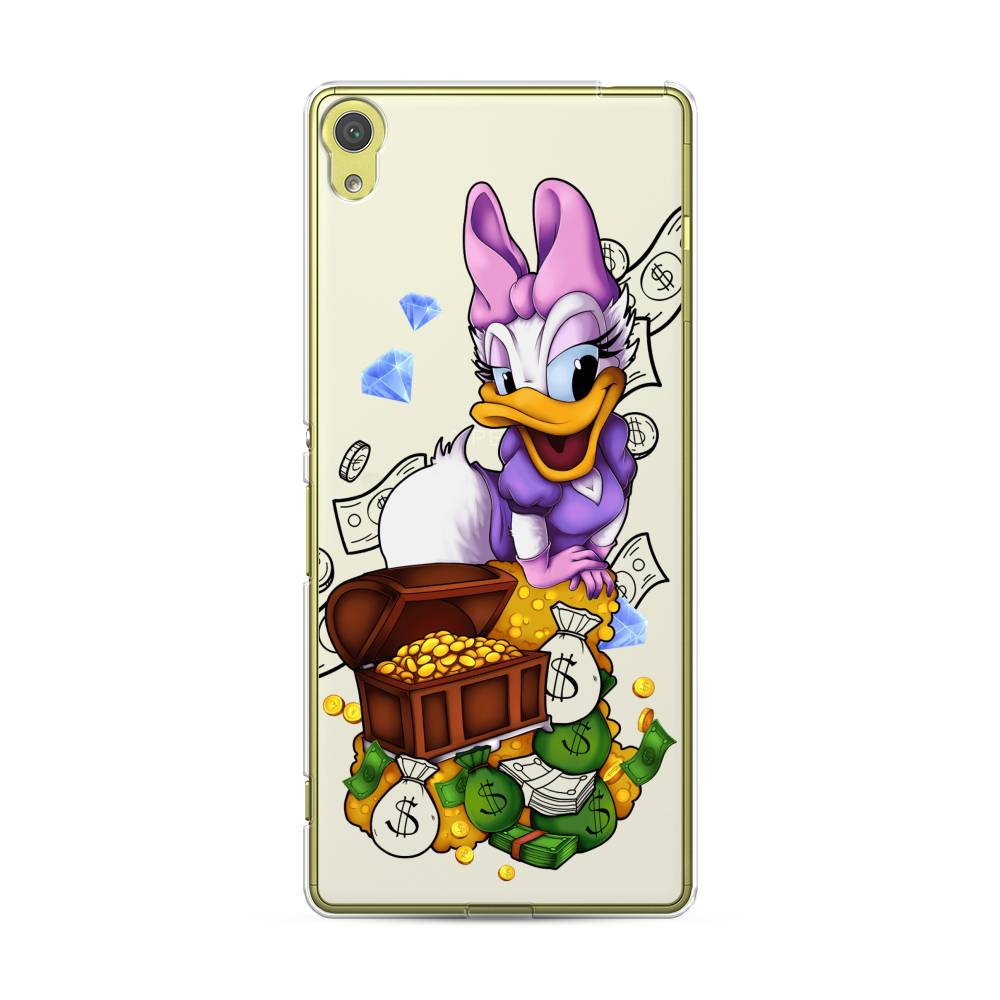 

Чехол на Sony Xperia XA "Rich Daisy Duck", Коричневый;белый;фиолетовый, 51250-6