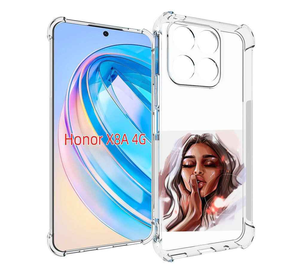 

Чехол MyPads Большие-губы женский для Honor X8a, Tocco
